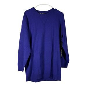 Patrick Tricot Vtg Purple Sweater lambswool, angora,nylonblend shoulderpads 80s